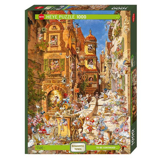 By Day Romantic Town 1000 Piece Jigsaw Puzzle Heye - for just $29.99! 