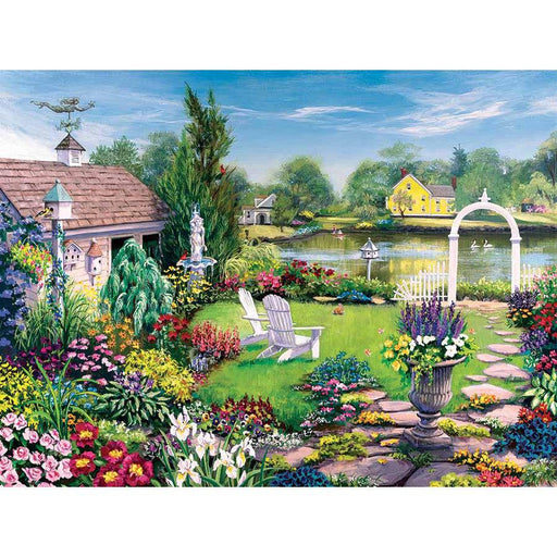 By the Pond 275 Large Piece Jigsaw Puzzle Cobble Hill - for just $17.99! 