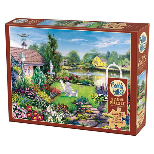 By the Pond 275 Large Piece Jigsaw Puzzle Cobble Hill - for just $17.99! 