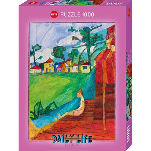 By the River Daily Life 1000 Piece Jigsaw Puzzle Heye - for just $29.99! 
