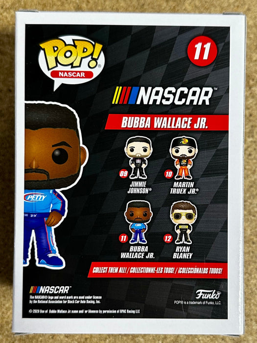 Funko Pop! NASCAR Driver Bubba Wallace Jr. #11 With JSA COA Petty Racing - for just $90! 