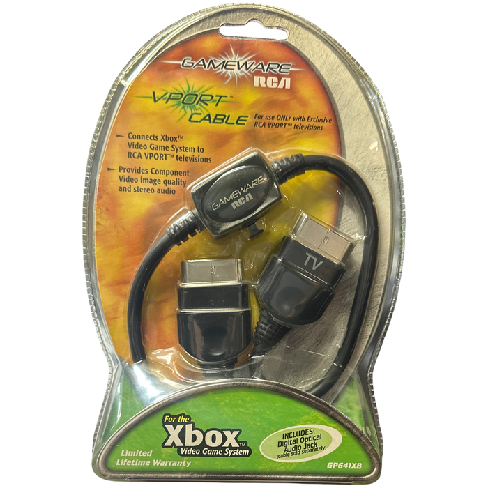 Gameware RCA VPort Cable Microsoft Xbox Video Game System - for just $29.99! 