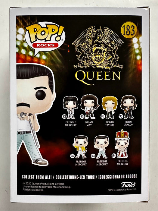 Funko Pop! Rocks Queen Freddie Mercury #183 Bohemian Rhapsody Under Pressure 2020 - for just $20! 