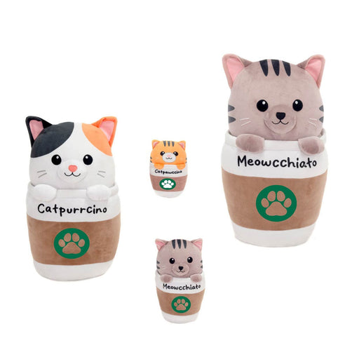 Fiesta: Catpurrcinos - 9-Inch Cat Cup Plush - for just $12.99! 