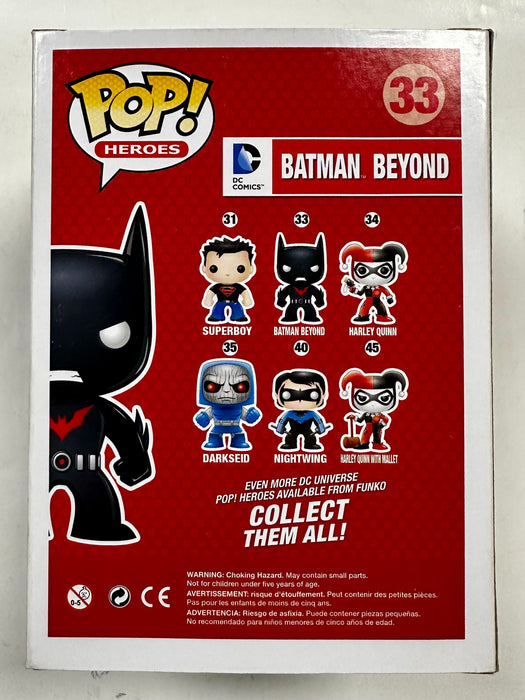 Will Friedle Signed DC Heroes Batman Beyond Vaulted Funko Pop! #33 With JSA COA - for just $200! 