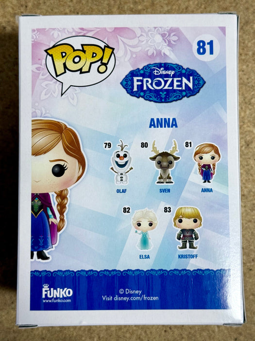 Funko Pop! Disney Anna #81 Frozen 2014 Kristen Bell Animated Princess - for just $10! 