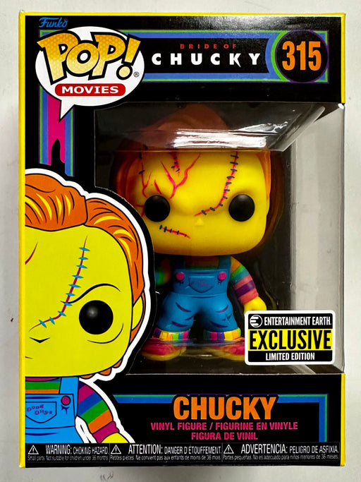 Funko Pop! Movies Black Light Chucky #315 Child’s Play Bride Of 2023 EE Exclusive - for just $15! 