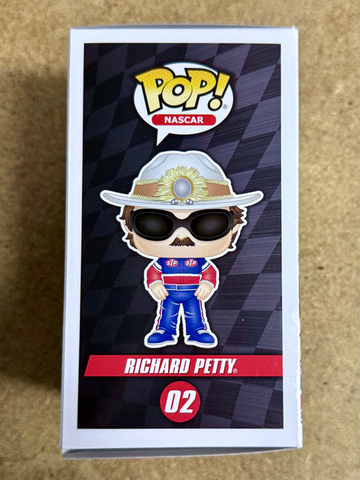 Richard “The King” Petty & Son Kyle NASCAR Signed Funko Pop! #02 With JSA COA - for just $130! 