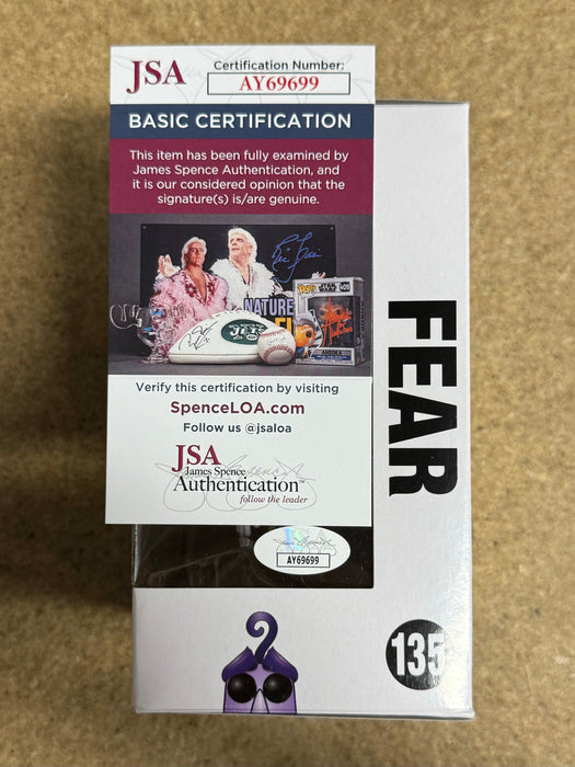 Tony Hale Signed Emotion Fear Vaulted Funko Pop! #135 Inside Out With JSA COA - for just $120! 