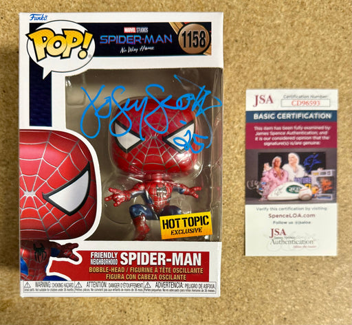 Josey Scott Of Saliva “Hero” Signed Metallic Spider-Man Funko Pop! #1158 Exclusive With JSA COA - for just $135! 