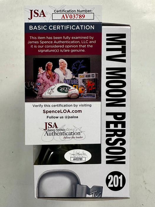 Pat Monahan (Train) Signed MTV Moon Person Funko Pop #201 With JSA COA - for just $130! 