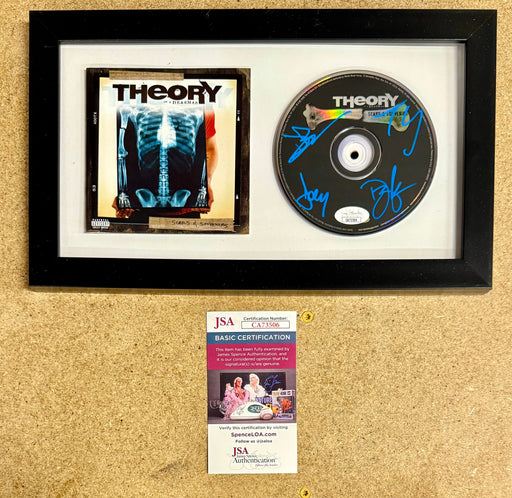Theory Of A Deadman Complete Band Signed Scars & Souvenirs Framed CD JSA COA - for just $120! 