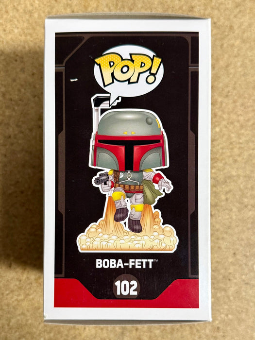 Temuera Morrison Signed Star Wars Boba Fett Funko Pop! #102 Smuggler’s Bounty Vaulted Exclusive With JSA COA - for just $140! 