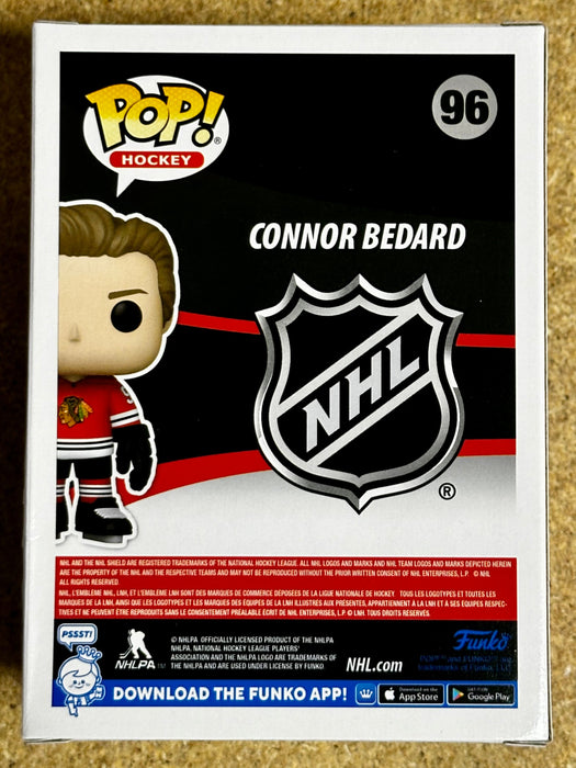Funko Pop! Hockey Connor Bedard In Home Jersey #96 NHL Chicago Blackhawks 2024 - for just $13! 