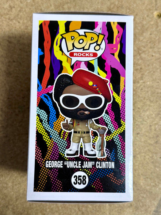George “Uncle Jam” Clinton Signed Funko Pop! Rocks #358 2023 With JSA COA - for just $175! 