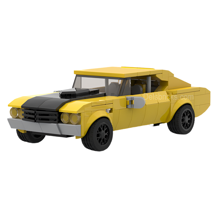 Chevelle (1969) Classic Muscle Car Building Blocks - Lego-Compatible Minifigures - Just $24.99! Shop now at Retro Gaming of Denver