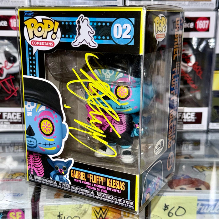 Gabriel “FLUFFY” Iglesias Signed BL Dia De Los Muertos Funko Pop! With JSA COA - for just $100! 