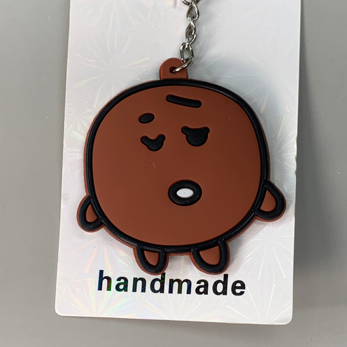 BTS 3-PACK! Kpop Korean Little Figure Tag Keychains of Characters Mang, Shooky & Chimmy (New) - for just $4! 