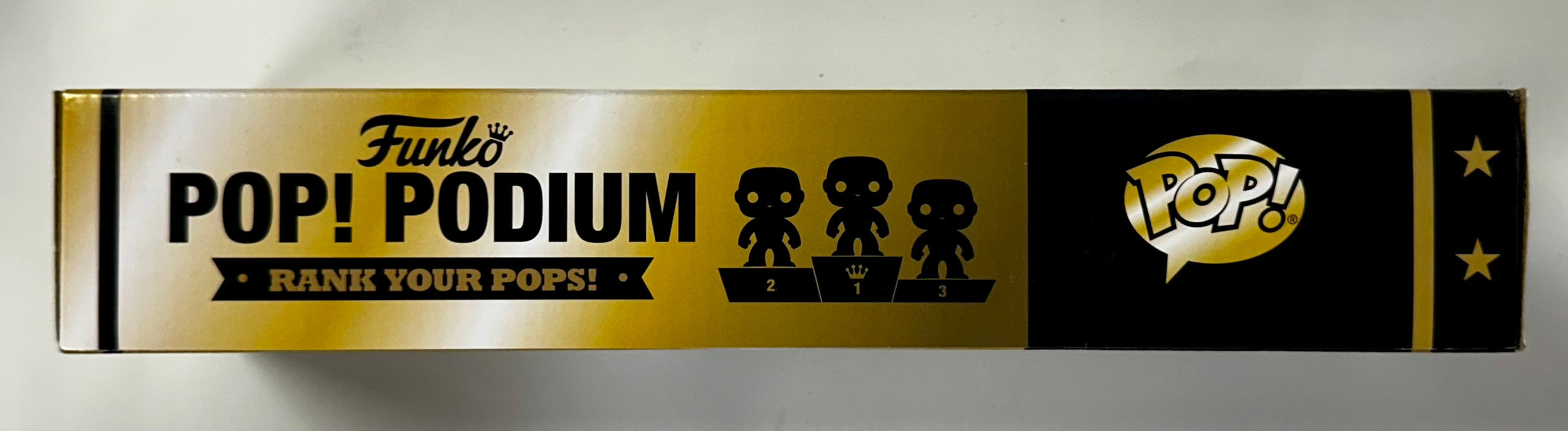 Funko Pop! Podium Fundays 2021 Games Rank Your Pops! Black & Gold Stand - for just $10! 
