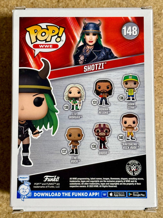 WWE Shotzi (Damage CTRL) Signed Funko Pop! #148 With JSA COA - for just $75! 