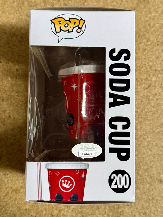 Pat McAfee - WWE - ESPN - NFL Signed Movie Theater Soda Cup Funko Pop! #200 With JSA COA - for just $250! 