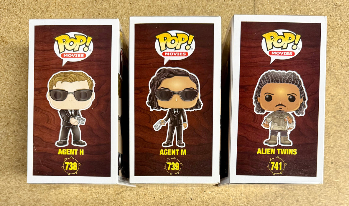 Funko Pop! Movies Agent M, Agent H & Aliens Twins Men In Black International MIB Set Of 3 - for just $25! 