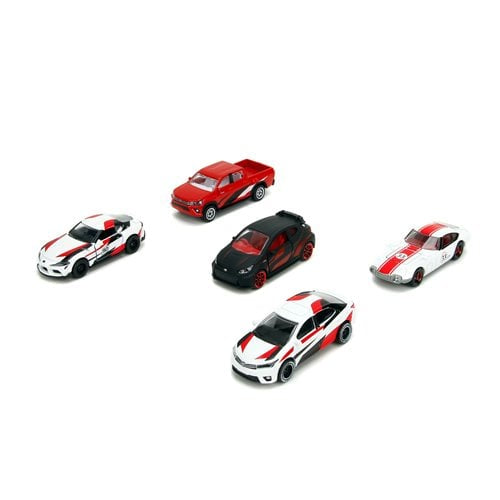 Majorette Toyota Racing 1:64 Scale Die-Cast Metal Vehicle 5-Pack - for just $14.99! 