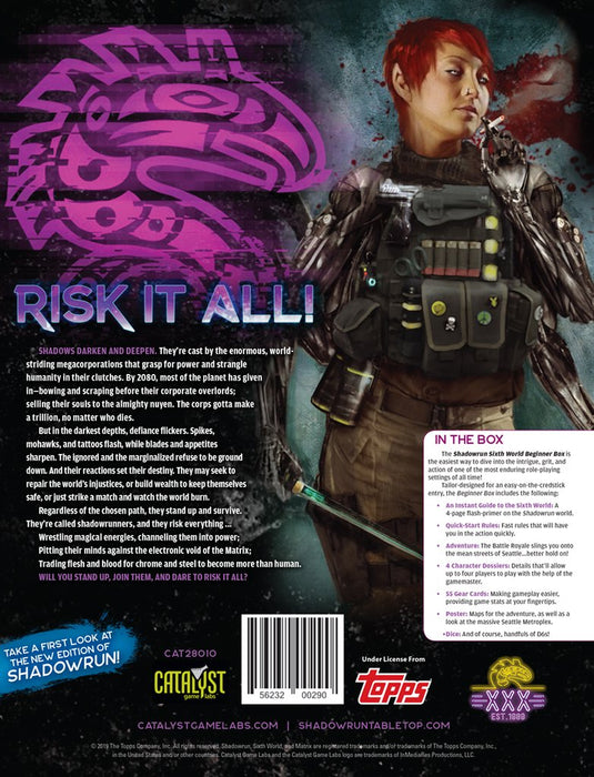 Shadowrun: Sixth World Beginner Box - for just $24.99! 