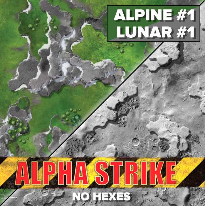 BattleTech: Battle Mat - Alpha Strike - Alpine/Lunar - for just $39.99! 
