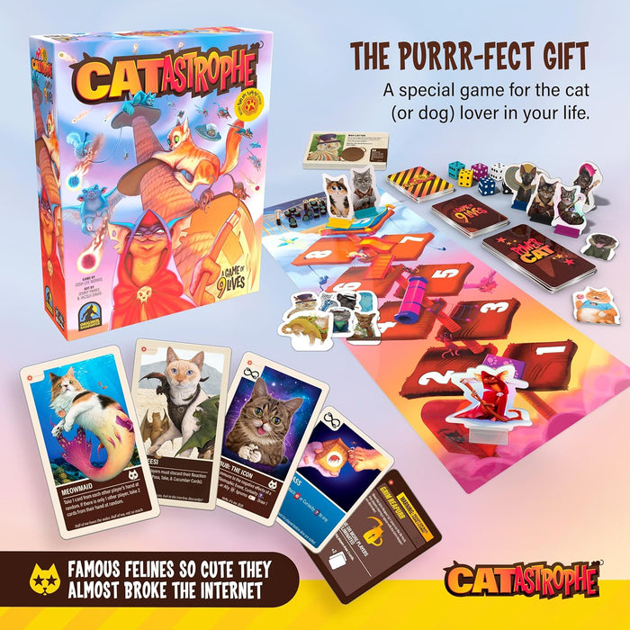 CATastrophe: A Game of 9 Lives with Paws Out Expansion Pack - for just $59.99! 