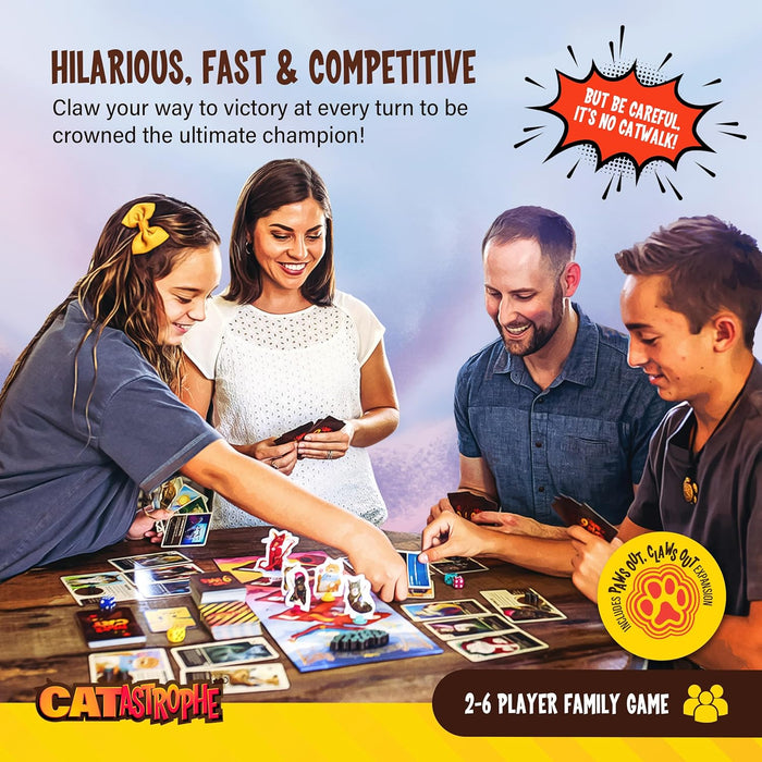 CATastrophe: A Game of 9 Lives with Paws Out Expansion Pack - for just $59.99! 