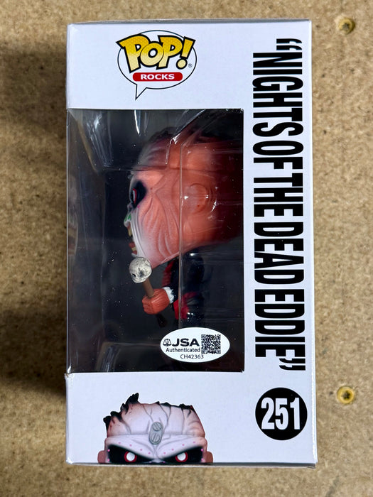 Bruce Dickinson Signed Iron Maiden Eddie Funko Pop! Rocks #251 With JSA COA - for just $450! 