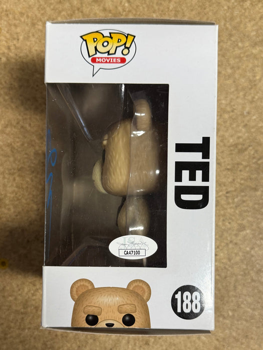 Seth MacFarlane Signed Ted 2 Vaulted Funko Pop! #188 With JSA COA - for just $500! 