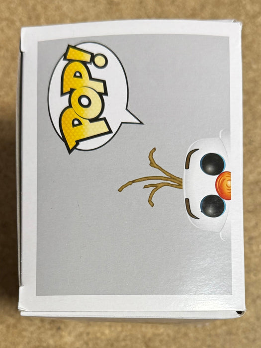 Josh Gad Signed Disney Frozen Flocked Olaf Asia 2014 Exclusive Funko Pop! #79 With JSA COA - for just $130! 