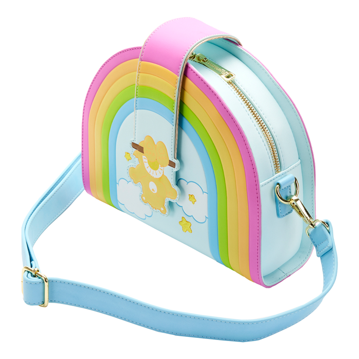 Loungefly: Carebears - Rainbow Swing Cross Body Bag - for just $75! 