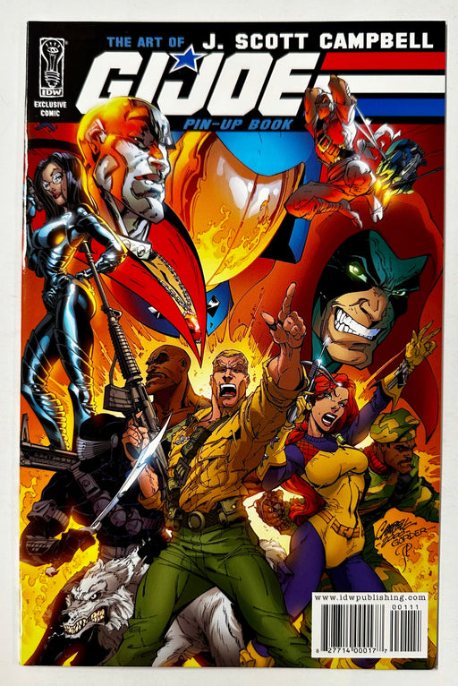 GI Joe 2008 2011 IDW #1 Art of J Scott Campbell 1:50 Pin-Up Variant - for just $50! 