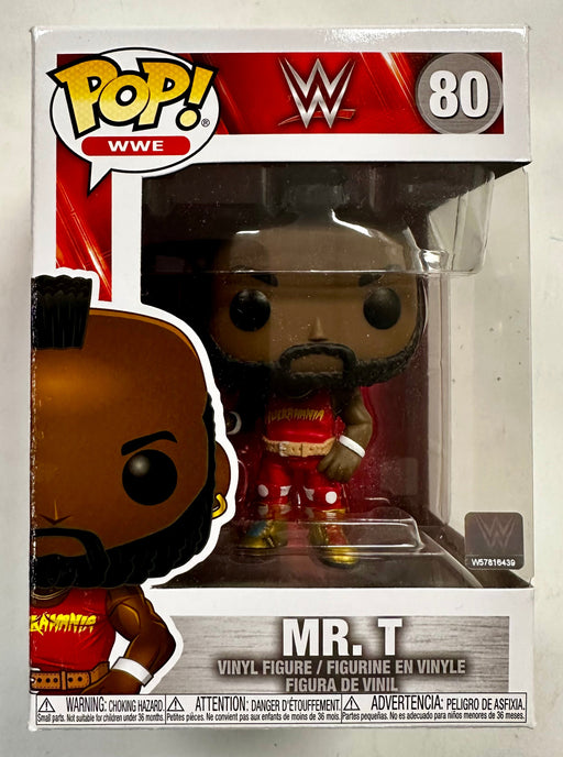 Funko Pop! WWE Mr. T Wearing Hulkamania Tee #80 Wrestling 2020 Wrestlemania I - for just $15! 