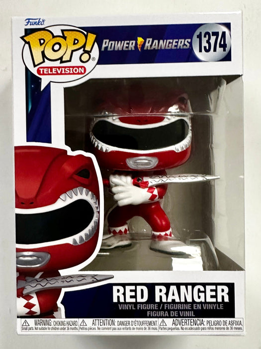 Funko Pop! Television Red Power Ranger With Power Sword #1374 MMPR 30th 2023 - for just $13! 