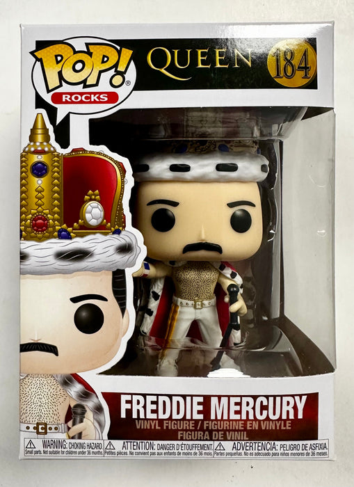 Funko Pop! Rocks Queen Freddie Mercury With Crown #184 Bohemian Rhapsody 2020 - for just $20! 