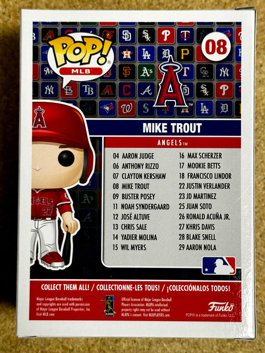 Funko Pop MLB All-Star Mike Trout #08 Los Angeles (LA) Angels Baseball 2024 - for just $13! 