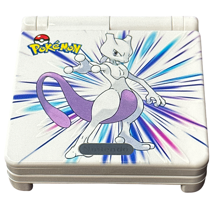Modded Mewtwo Gameboy Advance SP Console