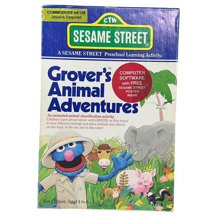 Grover's Animal Adventures - Commodore 64/128 - for just $9.99! 