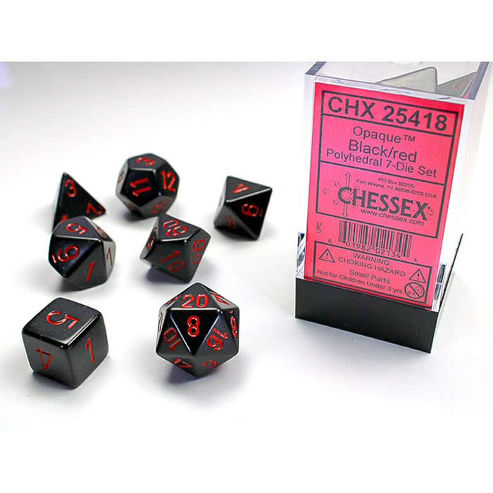 Chessex: Opaque Polyhedral Dice Set - for just $4.98! 