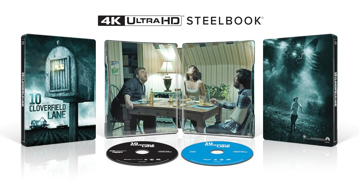 10 Cloverfield Lane - 10th Anniversary Limited Edition Steelbook (4K Ultra HD + Blu-ray + Digital) - for just $39.99! 