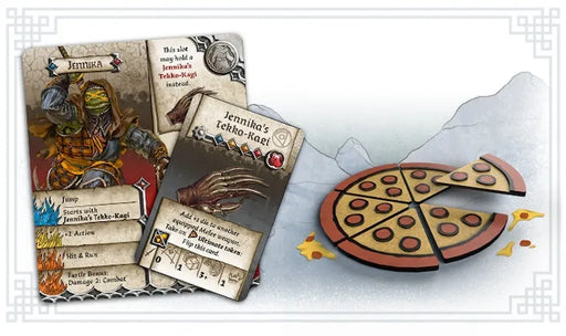 Zombicide: White Death Jennika and Plastic Pizza Tokens Pack - Kickstarter Exclusive - for just $19.99! 