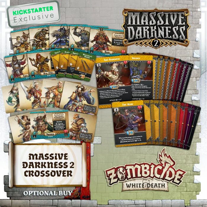 Zombicide: White Death Massive Darkness 2 Crossover - Kickstarter Exclusive - for just $19.99! 
