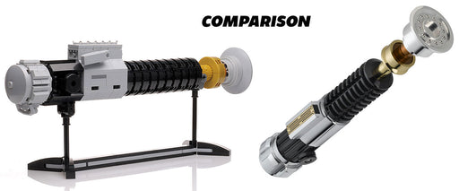 Custom LEGO Obi-Wan Kenobi Lightsaber w/ Stand made using LEGO parts - Just $99.99! Shop now at Retro Gaming of Denver