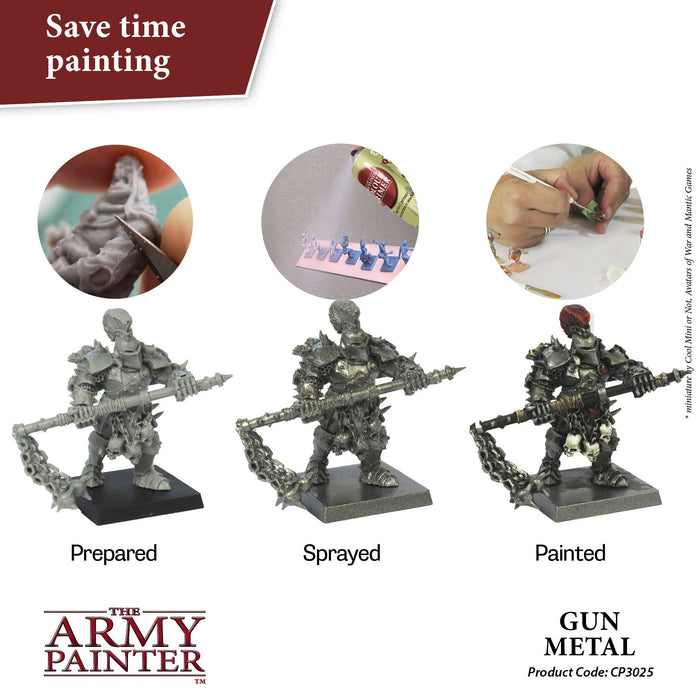 Army Painter Colour Primer: Gun Metal - for just $17.99! 