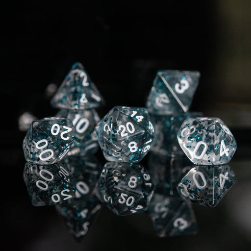 Crystal Beach Acrylic Dice Set - Just $9.99! Shop now at Retro Gaming of Denver