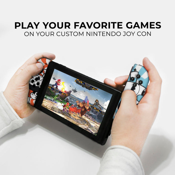 Cuphead Inspired Nintendo Switch Joy-Con Left and Right Switch Controllers by Nintendo - for just $134.99! 